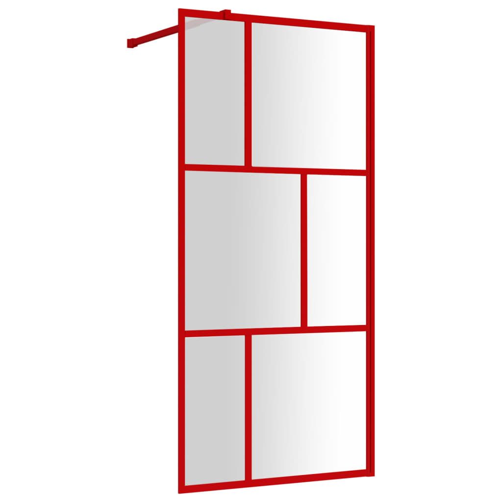 Parete per Doccia Walk-in Vetro Trasparente ESG 80x195 cm Rossacod mxl 104149