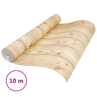 Carta da Parati 3D Venature Legno Marrone 353407