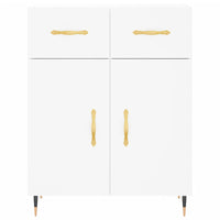 Credenza Bianca 69,5x34x90 cm in Legno Multistrato 827956