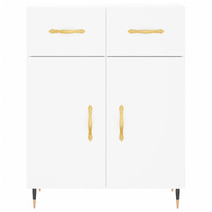 Credenza Bianca 69,5x34x90 cm in Legno Multistrato 827956