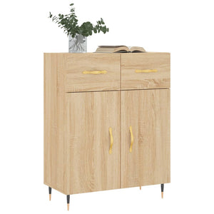 Credenza Rovere Sonoma 69,5x34x90 cm in Legno Multistratocod mxl 80736