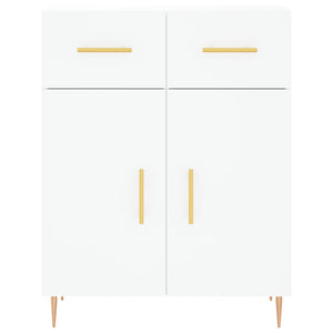 Credenza Bianca 69,5x34x90 cm in Legno Multistrato 827964