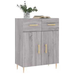 Credenza Grigio Sonoma 69,5x34x90 cm in Legno Multistratocod mxl 105311