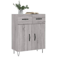 Credenza Grigio Sonoma 69,5x34x90 cm in Legno Multistratocod mxl 80869