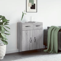 Credenza Grigio Sonoma 69,5x34x90 cm in Legno Multistratocod mxl 80869