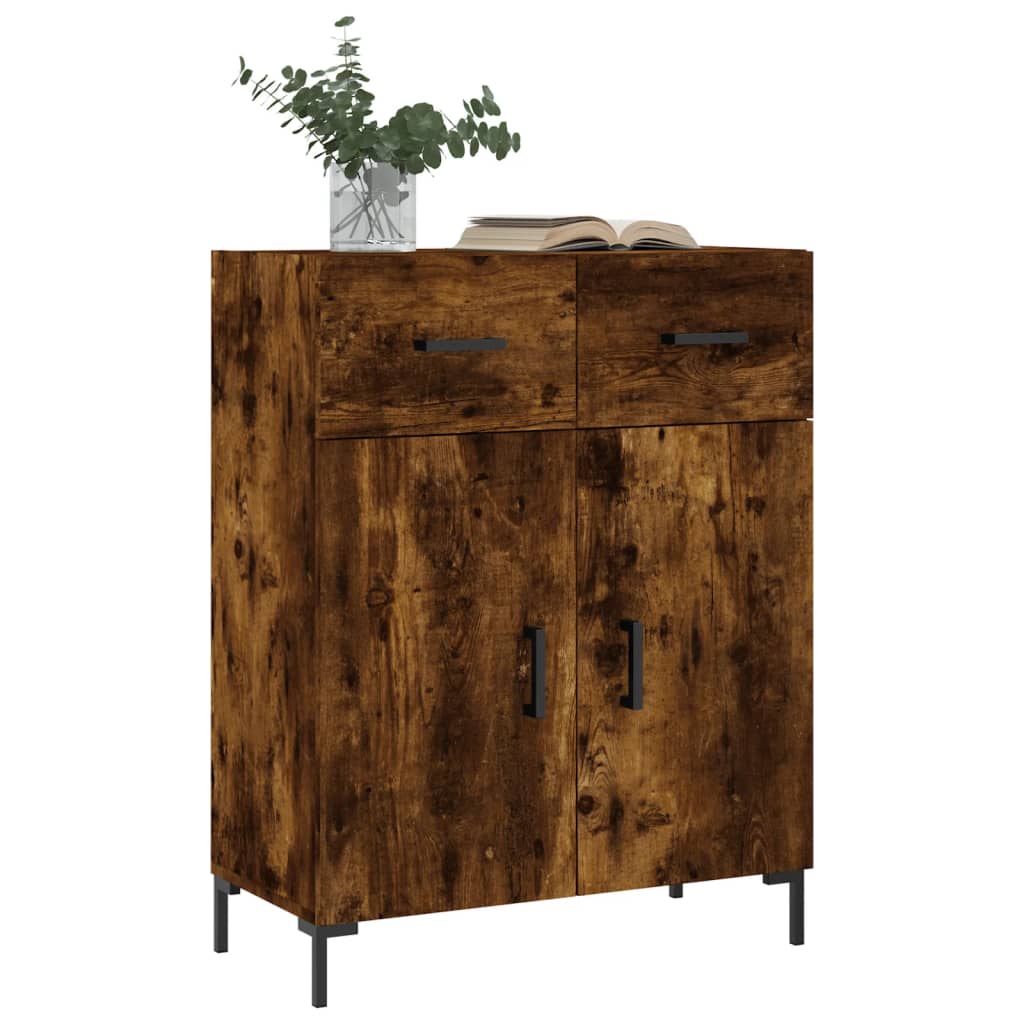 Credenza Rovere Fumo 69,5x34x90 cm in Legno Multistratocod mxl 105126