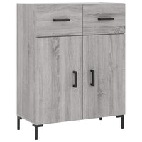 Credenza Grigio Sonoma 69,5x34x90 cm in Legno Multistrato 827986