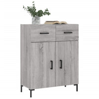 Credenza Grigio Sonoma 69,5x34x90 cm in Legno Multistrato 827986