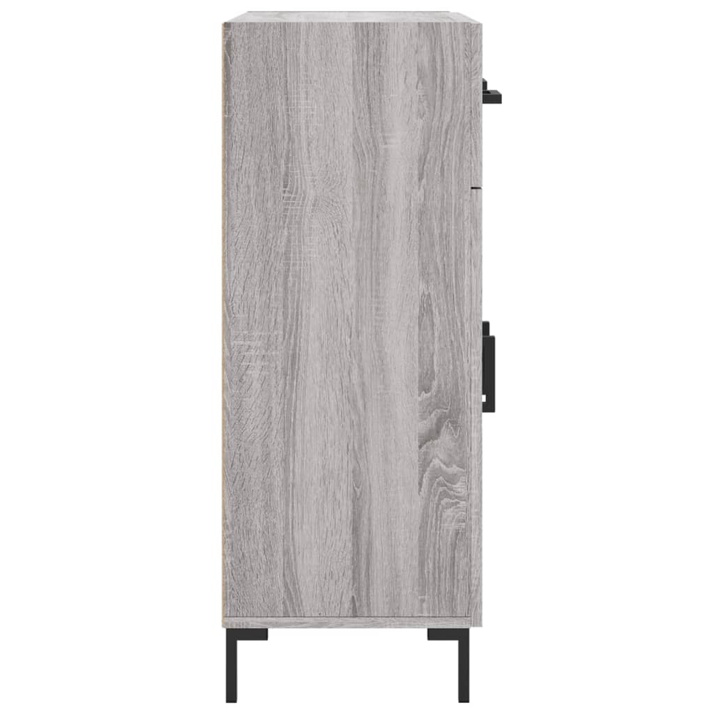 Credenza Grigio Sonoma 69,5x34x90 cm in Legno Multistrato 827986