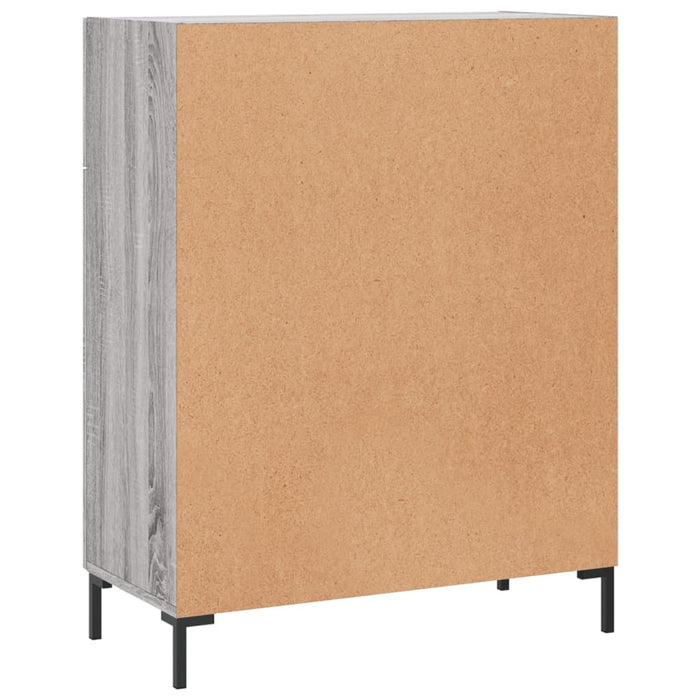 Credenza Grigio Sonoma 69,5x34x90 cm in Legno Multistrato 827986