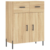 Credenza Rovere Sonoma 69,5x34x90 cm in Legno Multistrato 827991