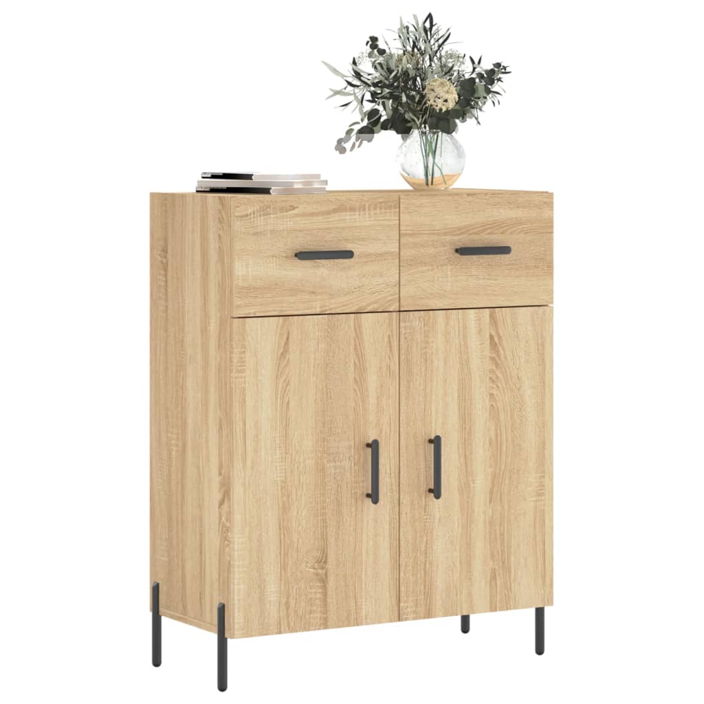 Credenza Rovere Sonoma 69,5x34x90 cm in Legno Multistrato 827991