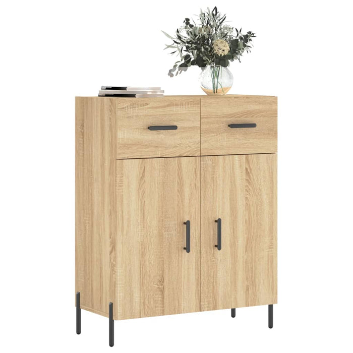 Credenza Rovere Sonoma 69,5x34x90 cm in Legno Multistrato 827991