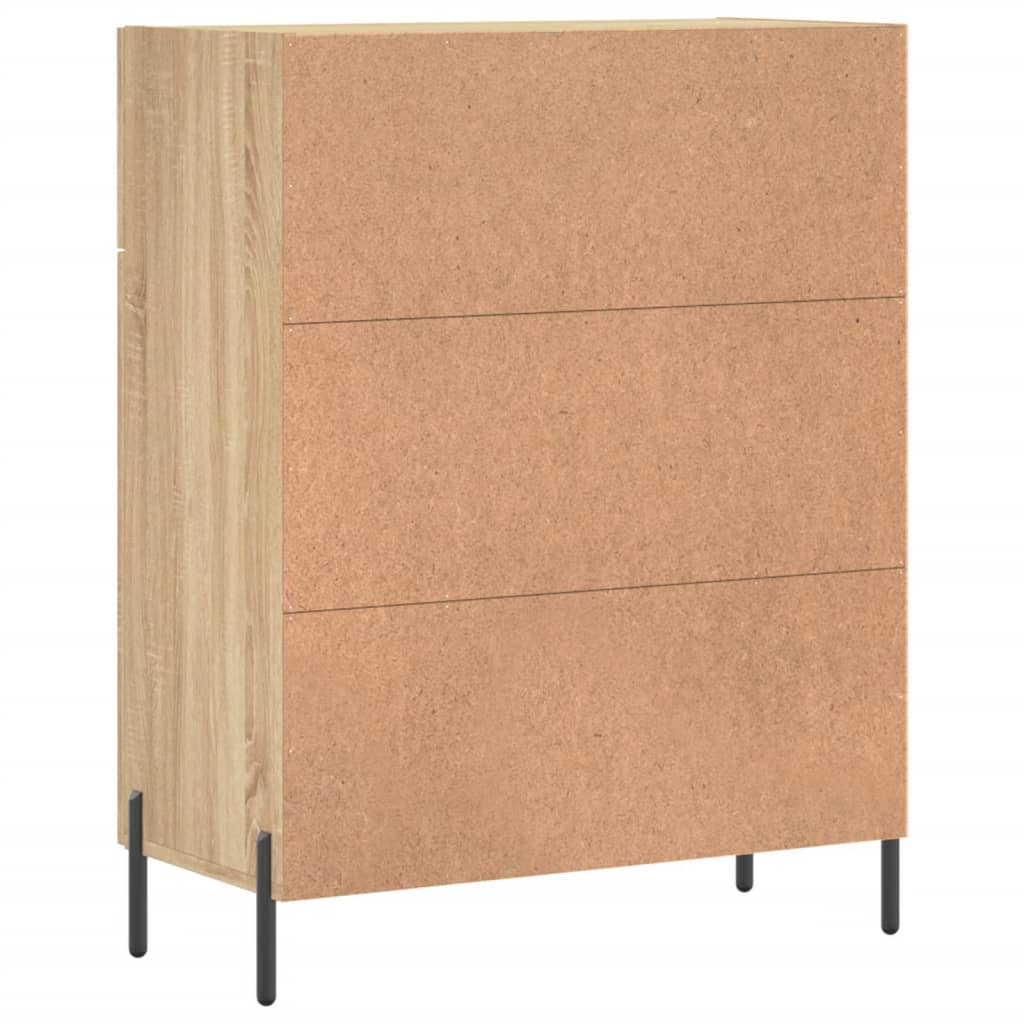 Credenza Rovere Sonoma 69,5x34x90 cm in Legno Multistrato 827991