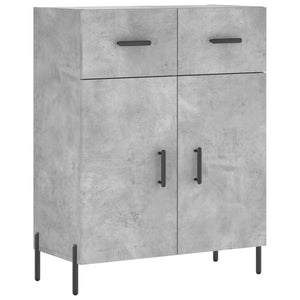 Credenza Grigio Cemento 69,5x34x90 cm in Legno Multistratocod mxl 79972