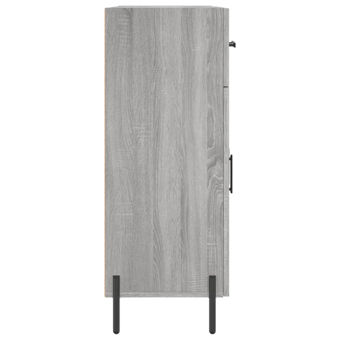 Credenza Grigio Sonoma 69,5x34x90 cm in Legno Multistrato 827994