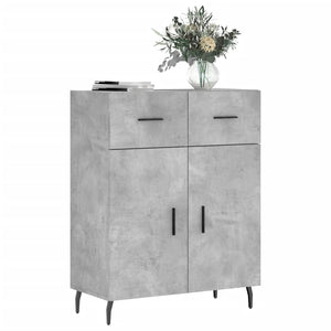 Credenza Grigio Cemento 69,5x34x90 cm in Legno Multistratocod mxl 79981