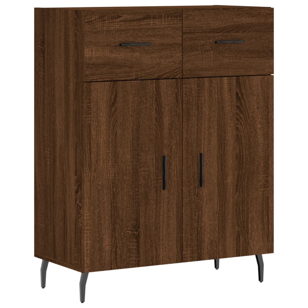 Credenza Rovere Marrone 69,5x34x90 cm in Legno Multistratocod mxl 105231