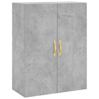 Mobile a Parete Grigio Cemento 69,5x34x90 cm 828408