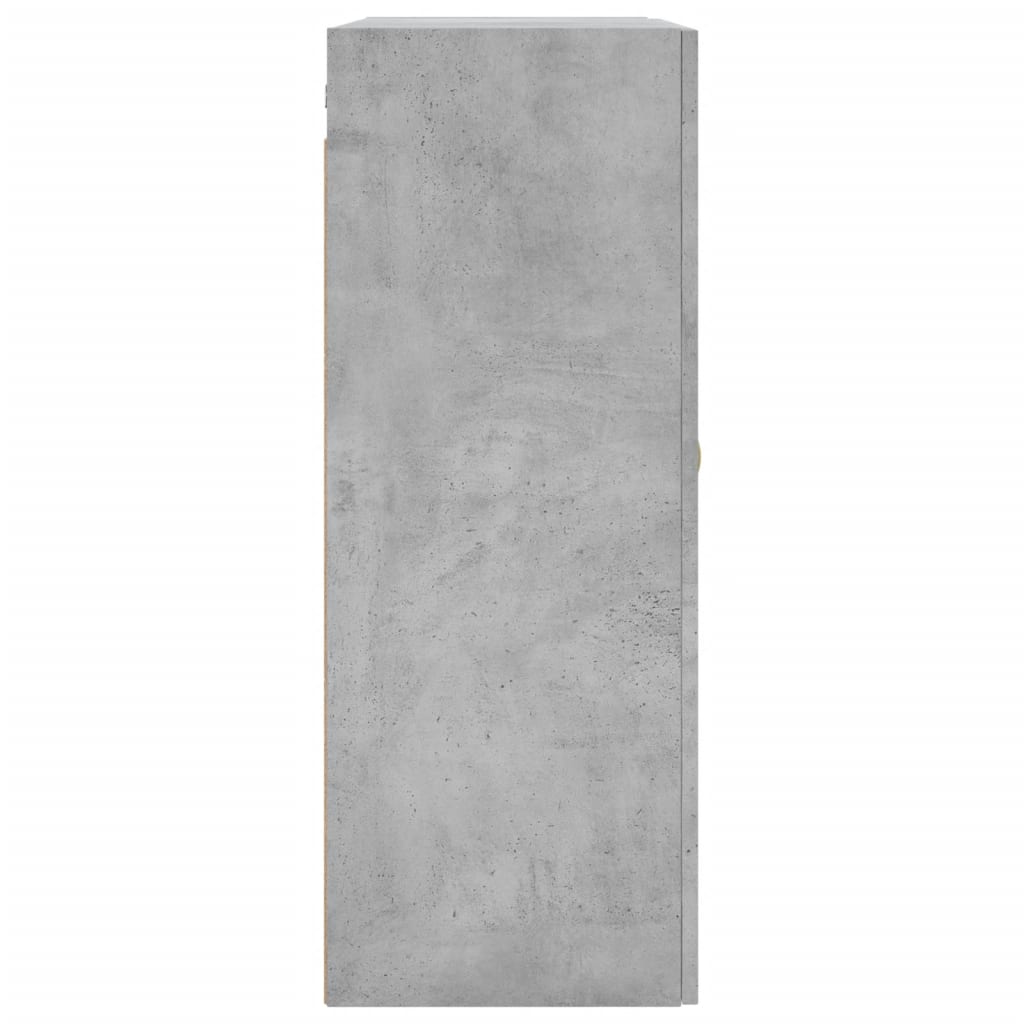 Mobile a Parete Grigio Cemento 69,5x34x90 cm 828408