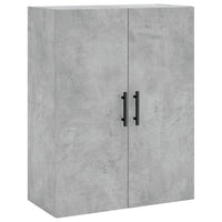 Mobile a Parete Grigio Cemento 69,5x34x90 cm 828448