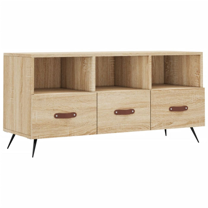 Mobile Porta TV Rovere Sonoma 102x36x50 cm in Legno Multistratocod mxl 104308