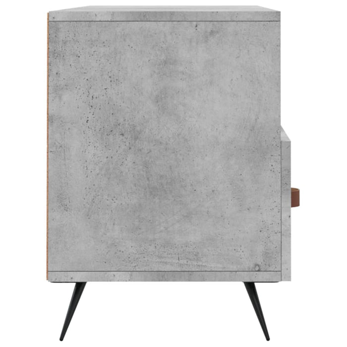 Mobile Porta TV Grigio Cemento 102x36x50 cm Legno Multistrato 829008