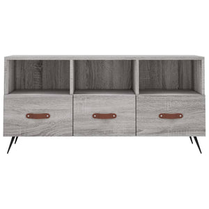 Mobile TV Grigio Sonoma 102x36x50 cm in Legno Multistrato 829010