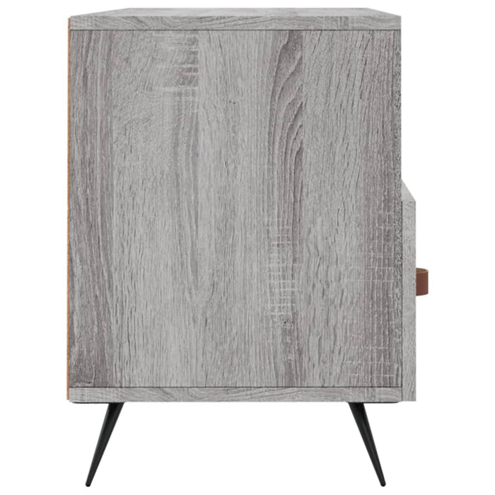 Mobile TV Grigio Sonoma 102x36x50 cm in Legno Multistrato 829010