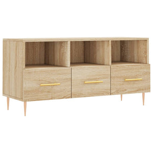 Mobile Porta TV Rovere Sonoma 102x36x50 cm in Legno Multistratocod mxl 128254