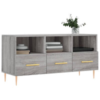 Mobile TV Grigio Sonoma 102x36x50 cm in Legno Multistratocod mxl 105335