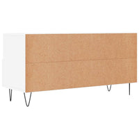 Mobile Porta TV Bianco 102x36x50 cm in Legno Multistrato 829028