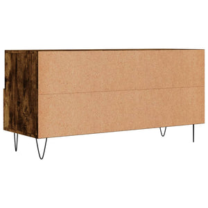 Mobile Porta TV Rovere Fumo 102x36x50 cm in Legno Multistrato 829033