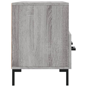 Mobile TV Grigio Sonoma 102x36x50 cm in Legno Multistrato 829042