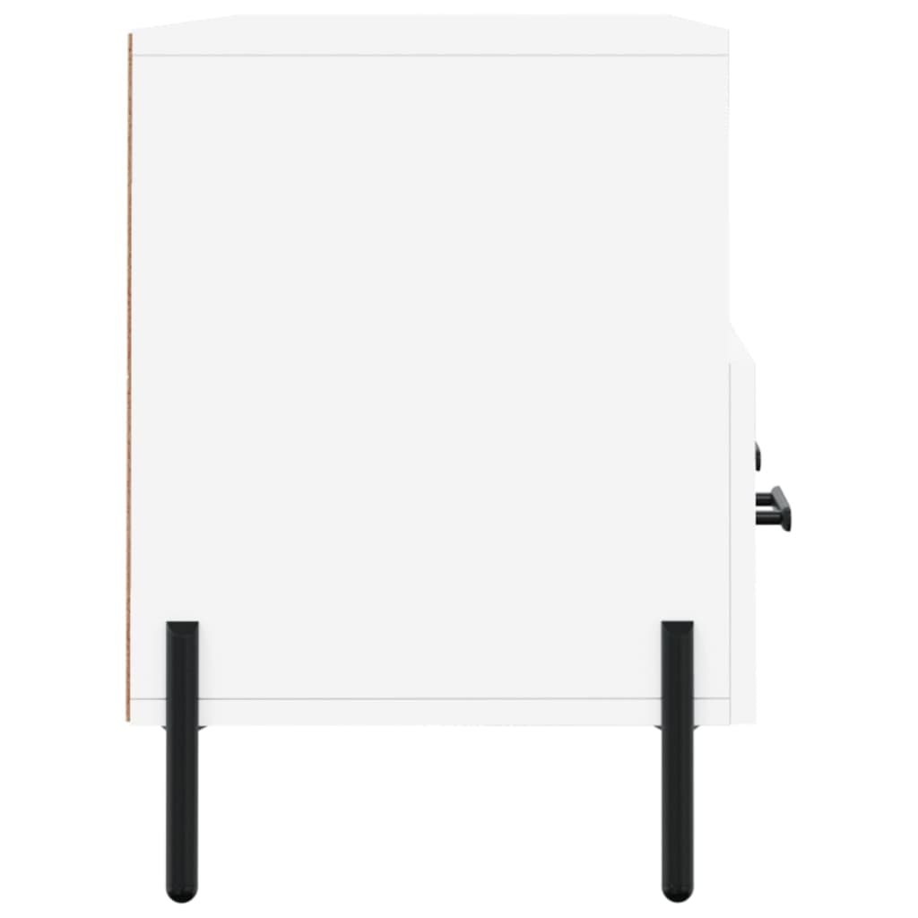 Mobile Porta TV Bianco 102x36x50 cm in Legno Multistrato 829044