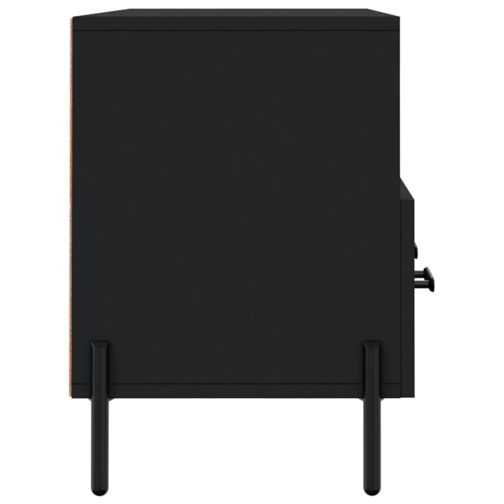 Mobile Porta TV Nero 102x36x50 cm in Legno Multistrato 829045