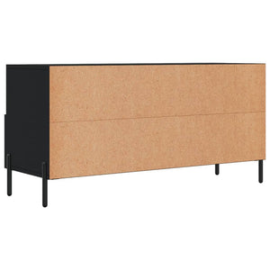 Mobile Porta TV Nero 102x36x50 cm in Legno Multistrato 829045