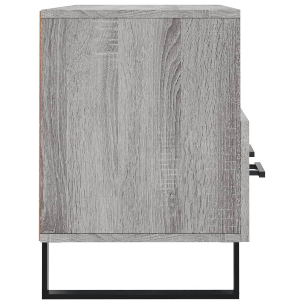 Mobile TV Grigio Sonoma 102x36x50 cm in Legno Multistrato 829066