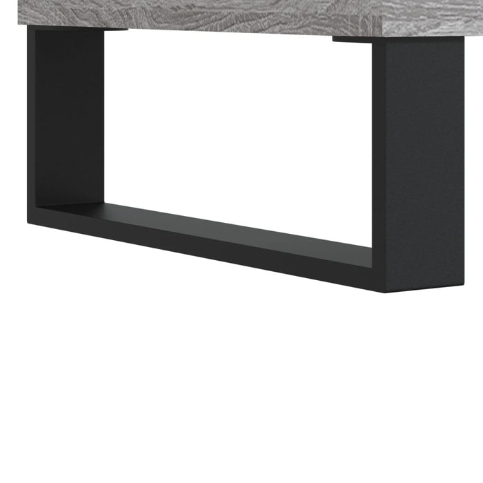 Mobile TV Grigio Sonoma 102x36x50 cm in Legno Multistrato 829066