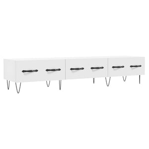 Mobile Porta TV Bianco 150x36x30 cm in Legno Multistrato 829148