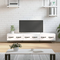 Mobile Porta TV Bianco 150x36x30 cm in Legno Multistrato 829148