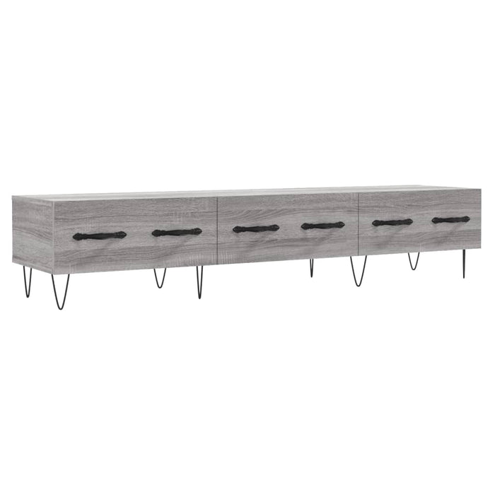 Mobile Porta TV Grigio Sonoma 150x36x30 cm in Legno Multistratocod mxl 104819