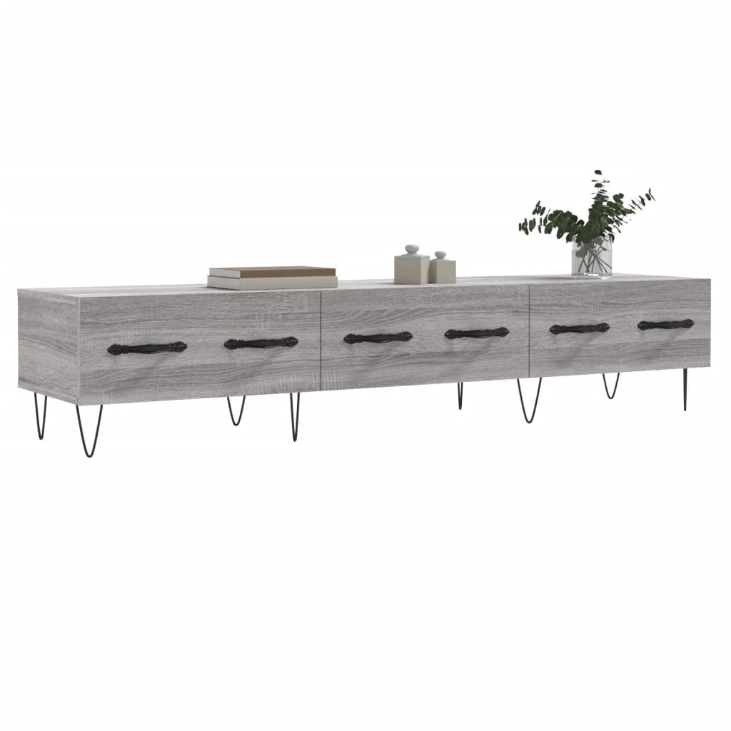 Mobile Porta TV Grigio Sonoma 150x36x30 cm in Legno Multistratocod mxl 104819