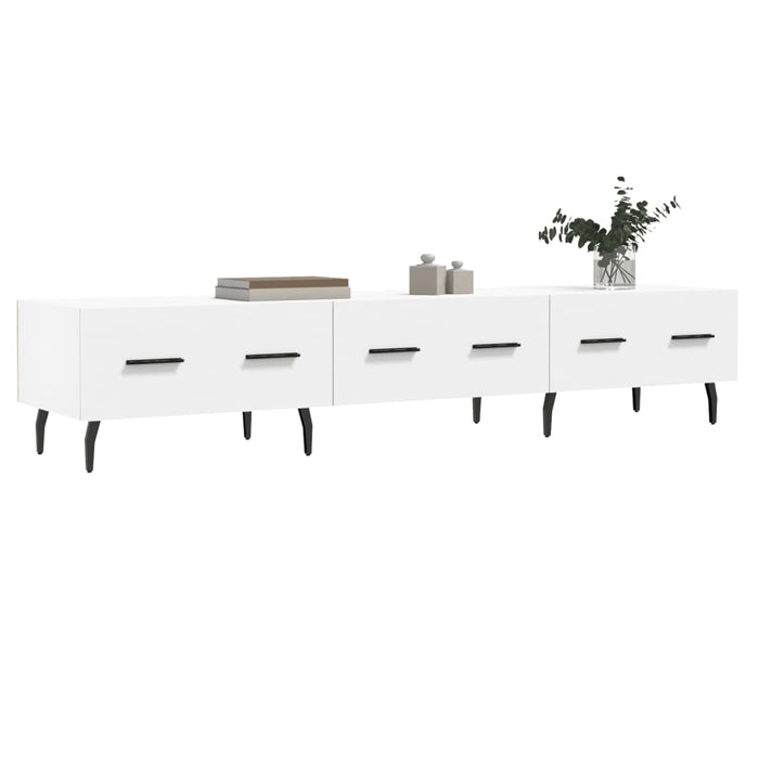 Mobile Porta TV Bianco 150x36x30 cm in Legno Multistratocod mxl 127546