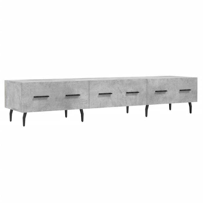 Mobile Porta TV Grigio Cemento 150x36x30 cm Legno Multistrato 829168