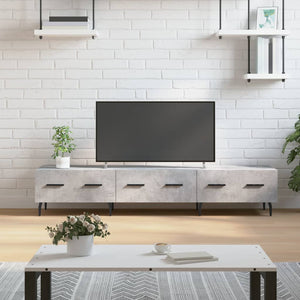 Mobile Porta TV Grigio Cemento 150x36x30 cm Legno Multistrato 829168