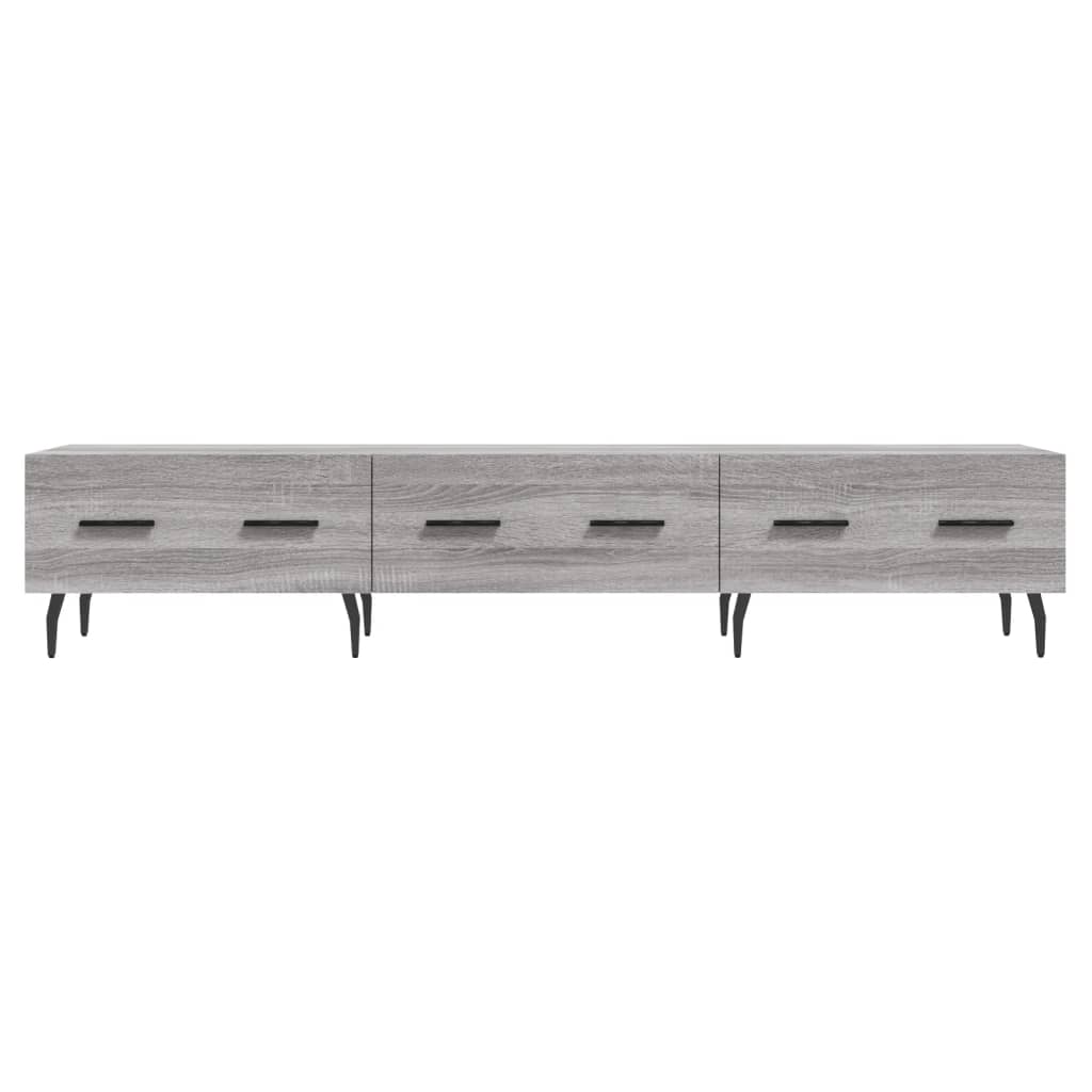 Mobile Porta TV Grigio Sonoma 150x36x30 cm in Legno Multistrato 829170