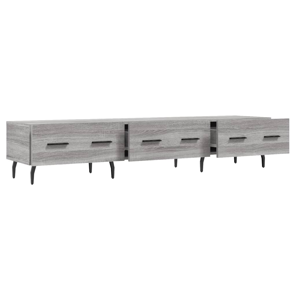 Mobile Porta TV Grigio Sonoma 150x36x30 cm in Legno Multistrato 829170