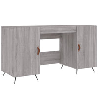 Scrivania Grigio Sonoma 140x50x75 cm in Legno Multistratocod mxl 81435