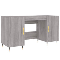 Scrivania Grigio Sonoma 140x50x75 cm in Legno Multistratocod mxl 128812